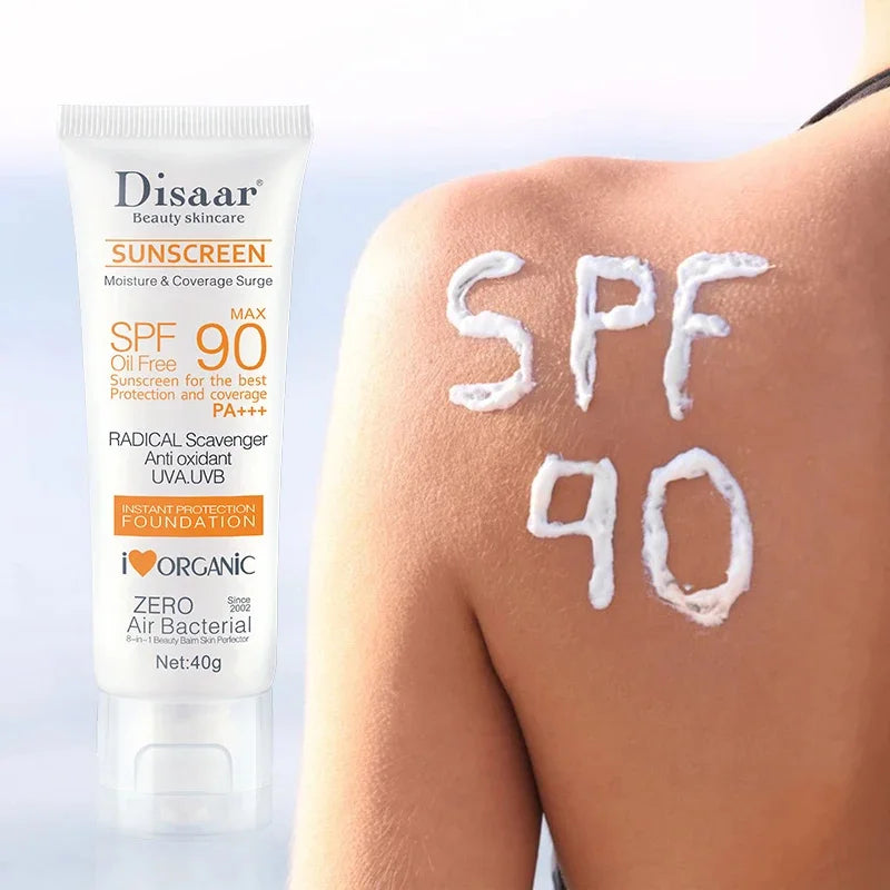 Disaar SPF 90 – Ultimate Facial & Body Sunscreen for Maximum UV Protection & Hydration