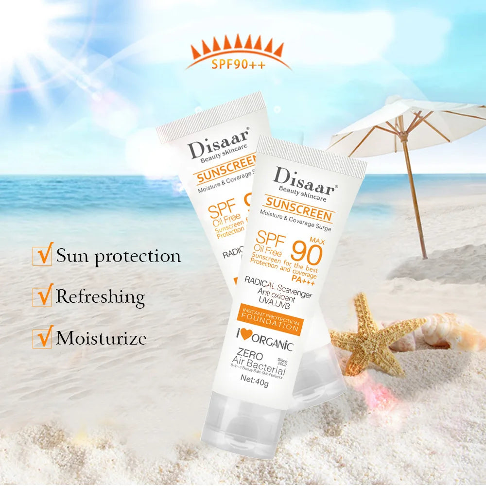 Disaar SPF 90 – Ultimate Facial & Body Sunscreen for Maximum UV Protection & Hydration