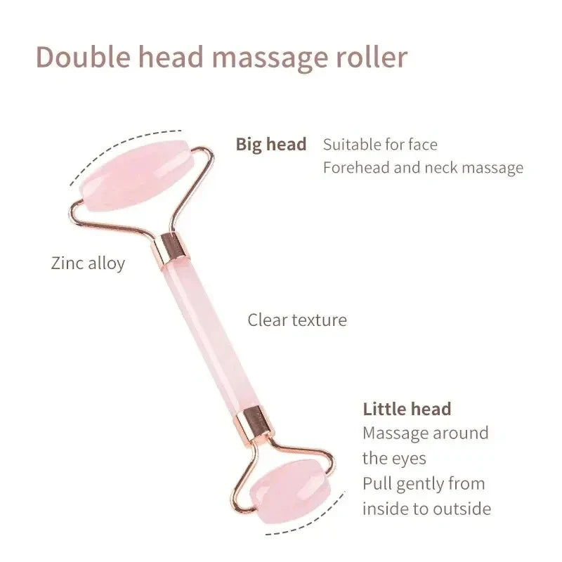 CrystalEase – Face & Neck Massager ABS Roller for Relaxation & Beauty